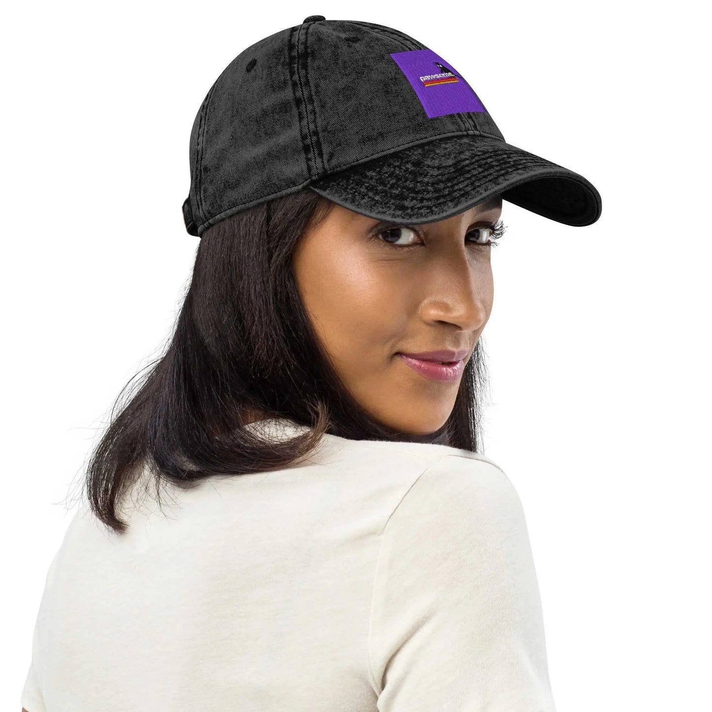 Pawsome Embroidered Vintage Cotton Twill Cap - FloofChonk