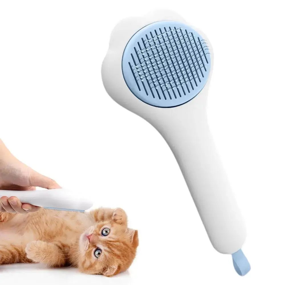 Pet Brush For Cats With Release Button - FloofChonk