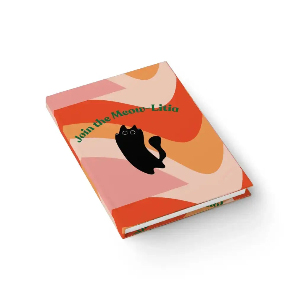 Playful Cat Journal - Join the Meow - Litia | Cute Notebook for Cat Lovers - FloofChonk