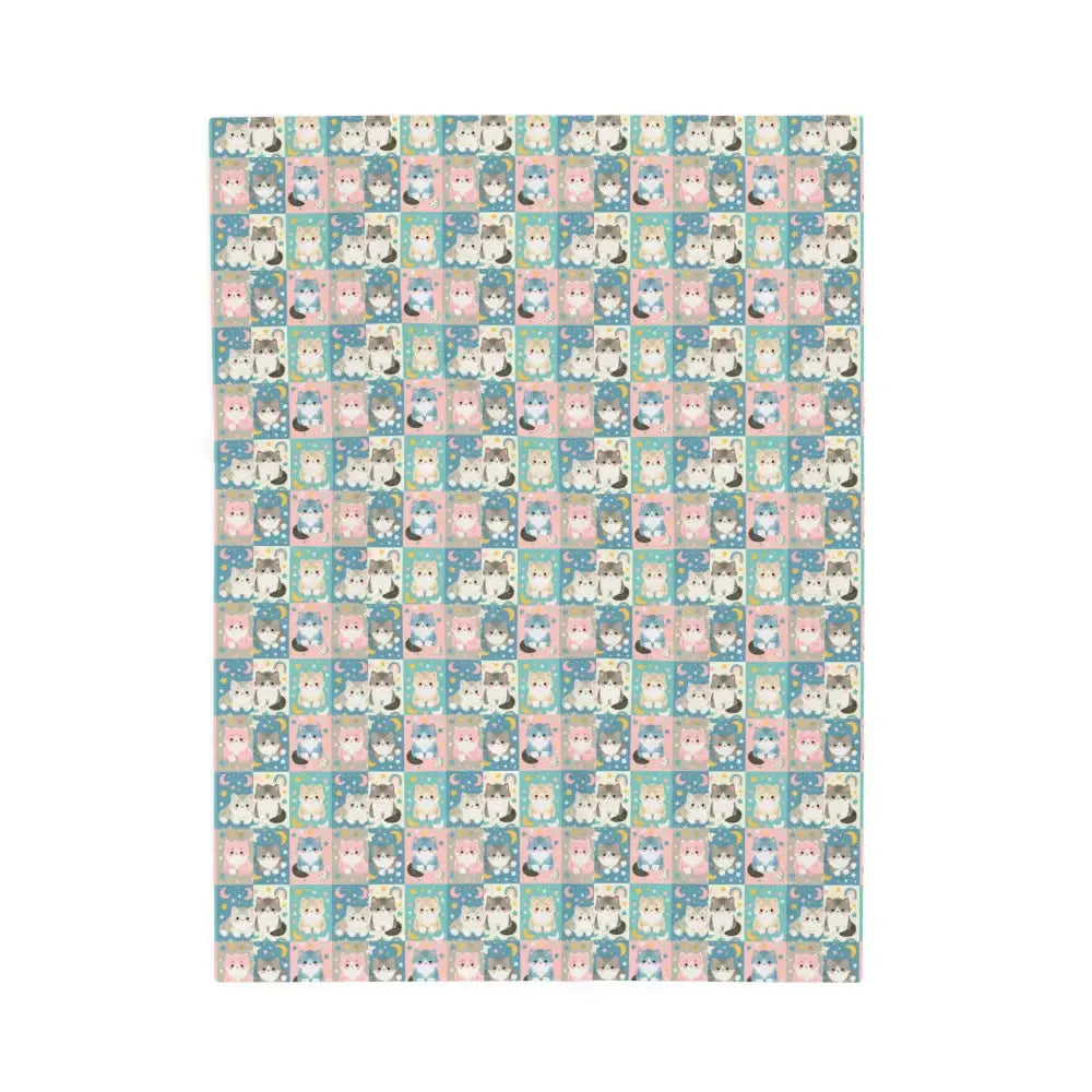 Plush Blanket - Cute Animal Pattern Ideal Gift for Kids - 30’’ × 40’’ - All Over Prints