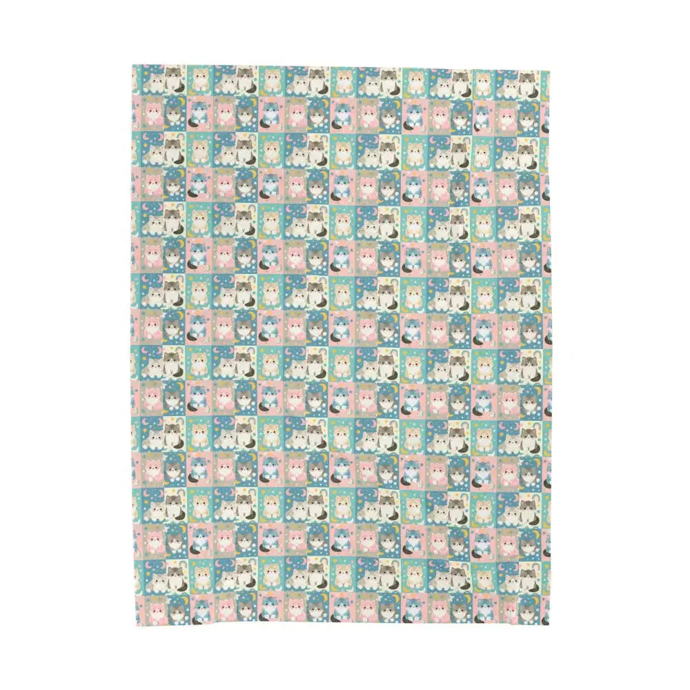Plush Blanket - Cute Animal Pattern Ideal Gift for Kids - 60’’ × 80’’ - All Over Prints