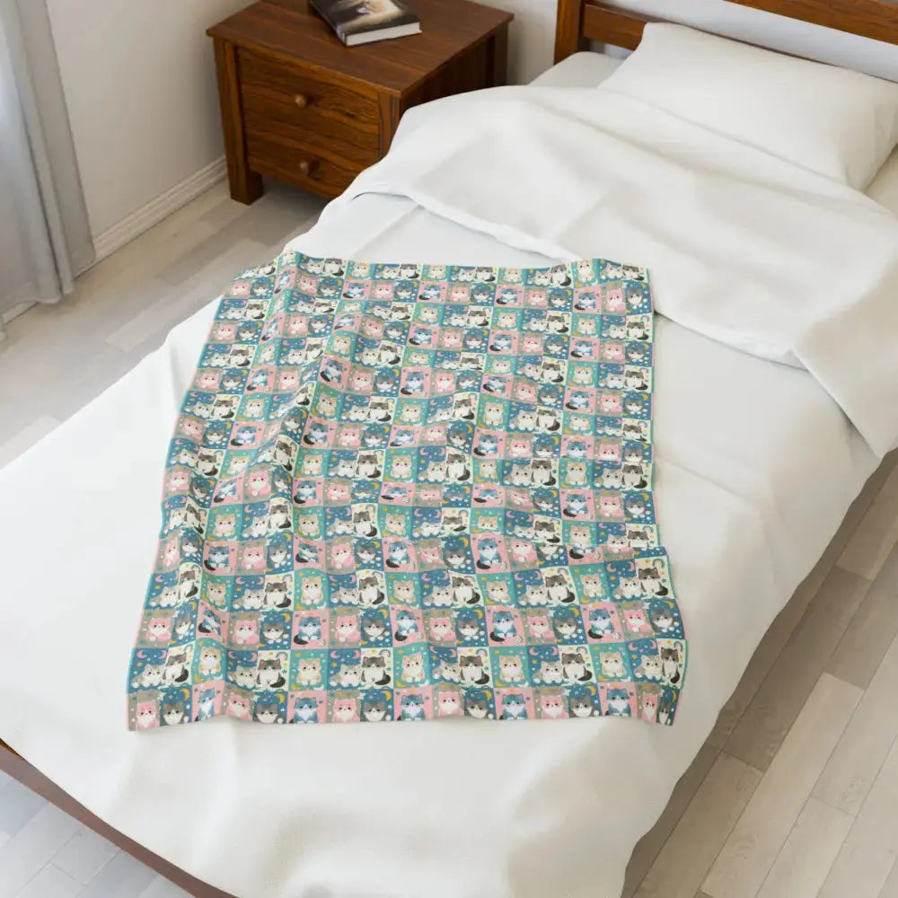Plush Blanket - Cute Animal Pattern Ideal Gift for Kids - All Over Prints