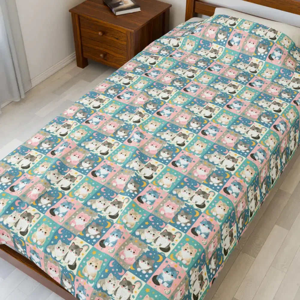 Plush Blanket - Cute Animal Pattern Ideal Gift for Kids - All Over Prints
