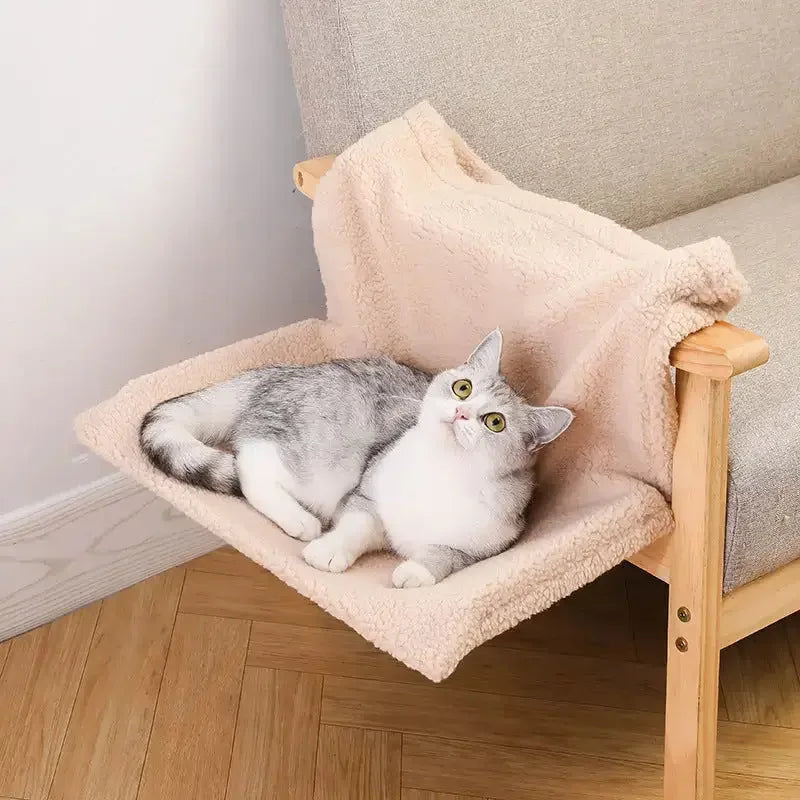 Plush Space Saving Cat Hammock - FloofChonk