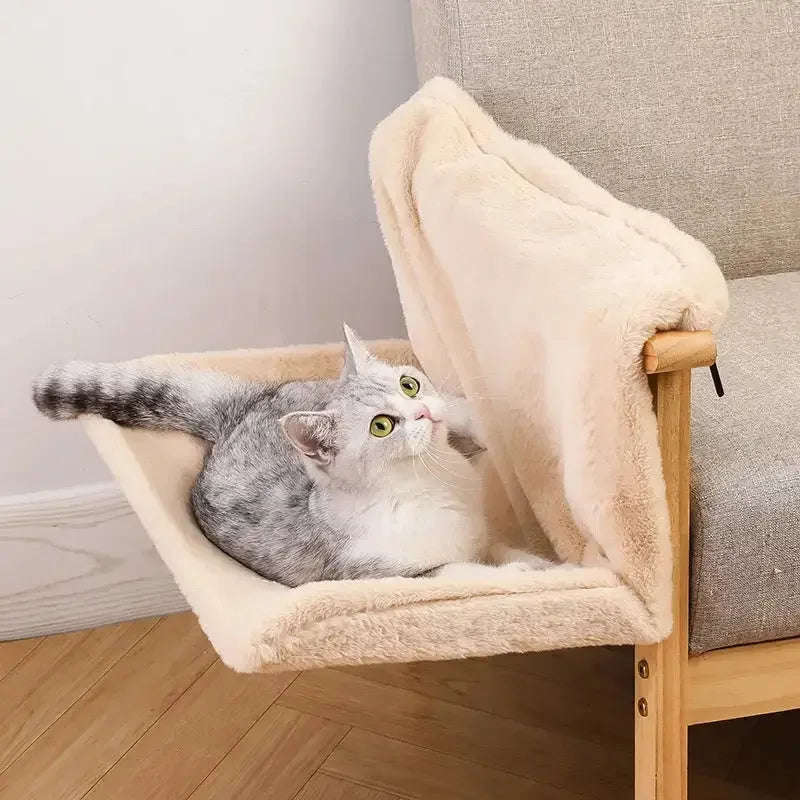 Plush Space Saving Cat Hammock - FloofChonk