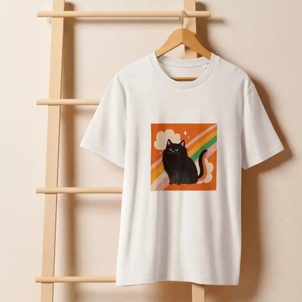 Unisex Rainbow Cat T-Shirt - FloofChonk