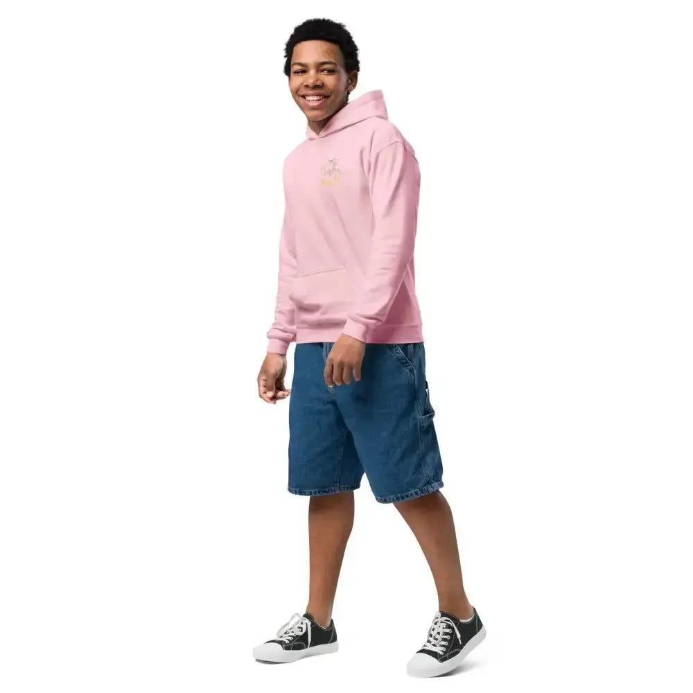 Rainbow cat youth heavy blend hoodie - FloofChonk