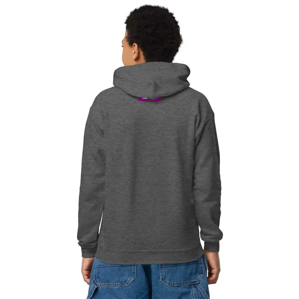 Rainbow cat youth heavy blend hoodie - FloofChonk