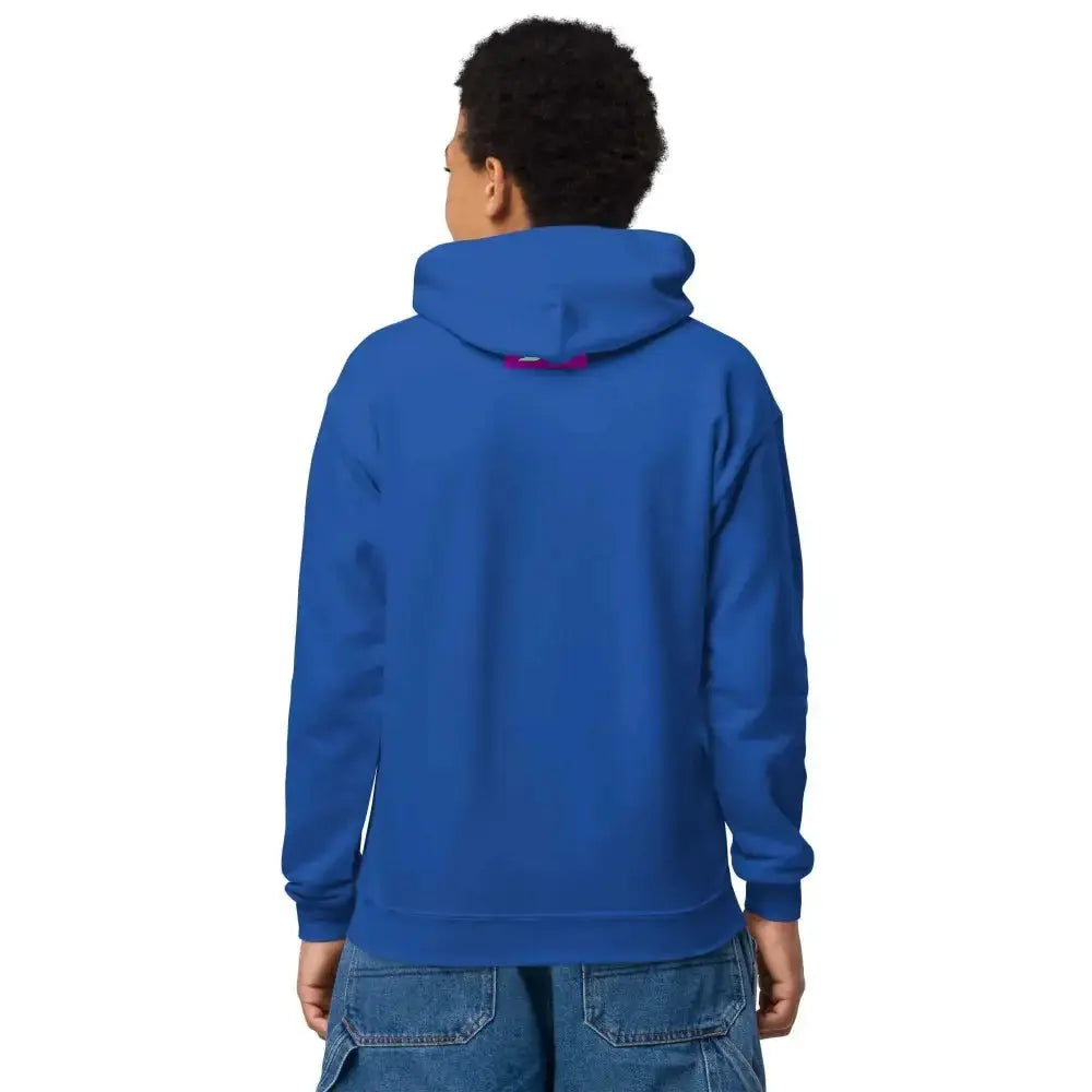 Rainbow cat youth heavy blend hoodie - FloofChonk