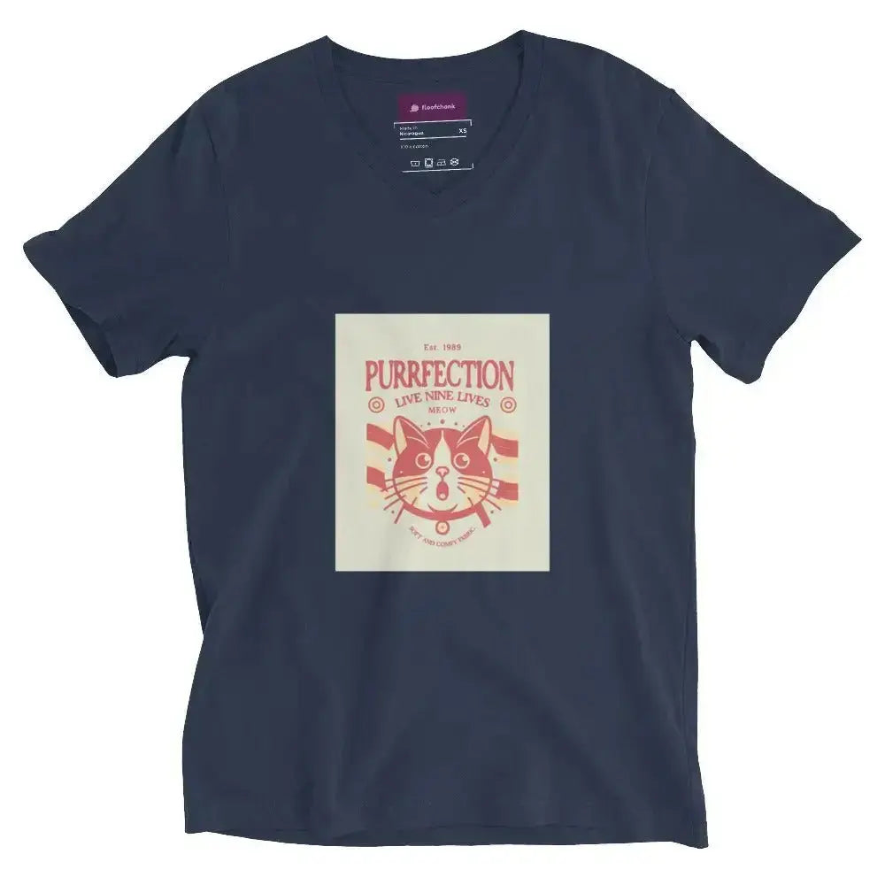 Unisex Short Sleeve V - Neck T-Shirt - FloofChonk