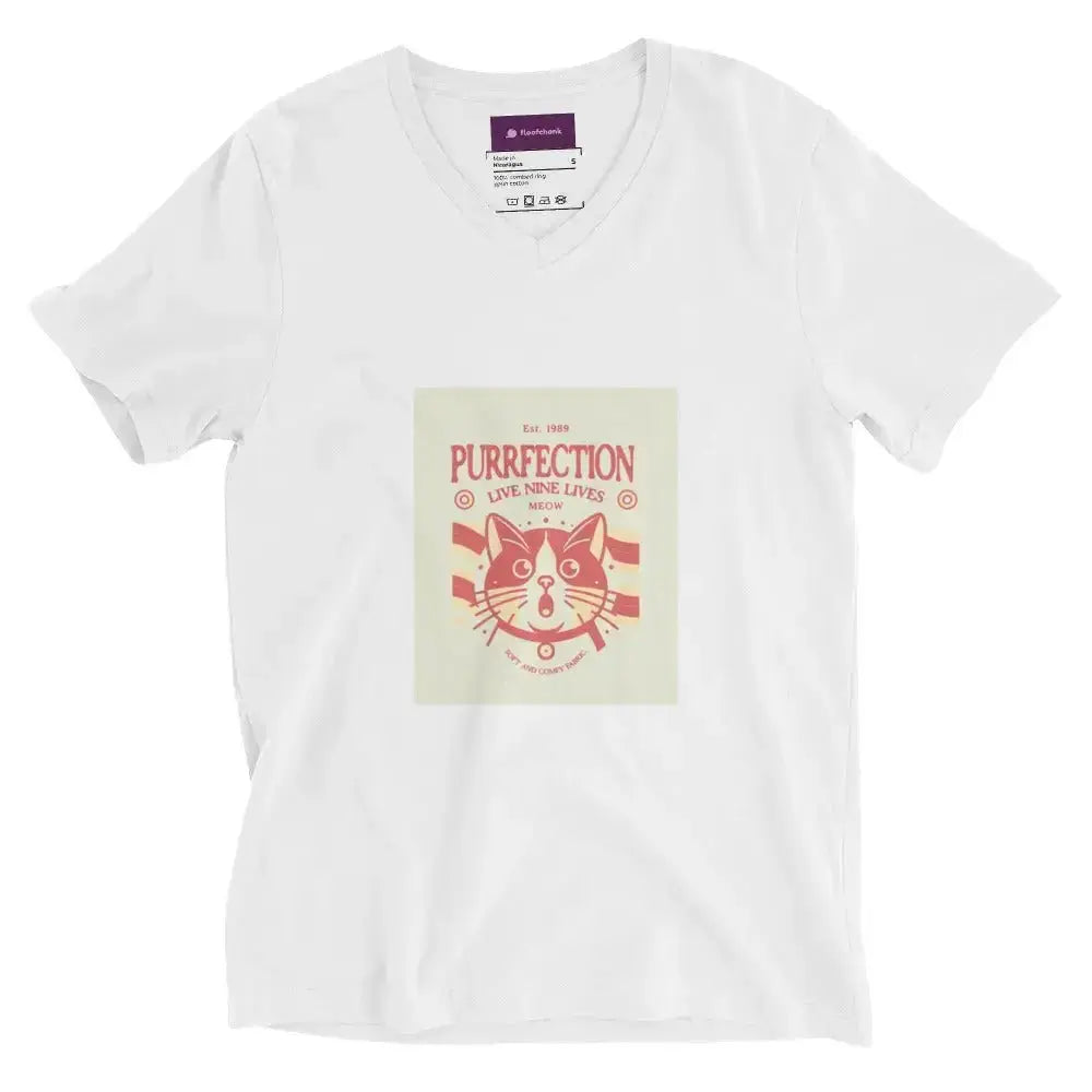 Unisex Short Sleeve V - Neck T-Shirt - FloofChonk