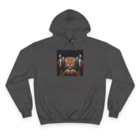 Retro Cat Lover Champion Hoodie - Now That’s What I Call Cat Volume 1 - Charcoal Heather / S - Hoodie