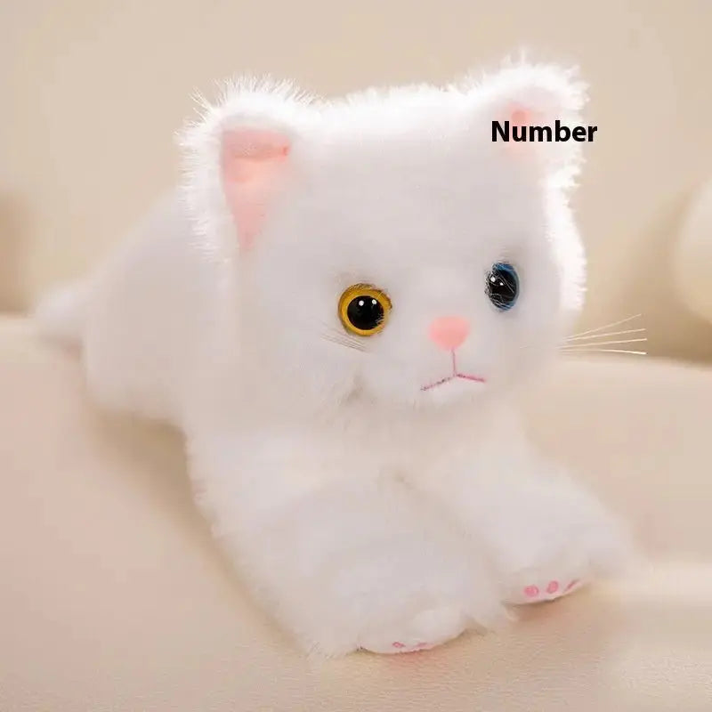 Simulation Cat Lying Style Doll Cute Plush Toy Ragdoll Home Ornaments - FloofChonk