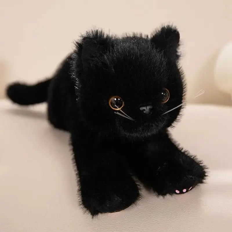 Simulation Cat Lying Style Doll Cute Plush Toy Ragdoll Home Ornaments - FloofChonk