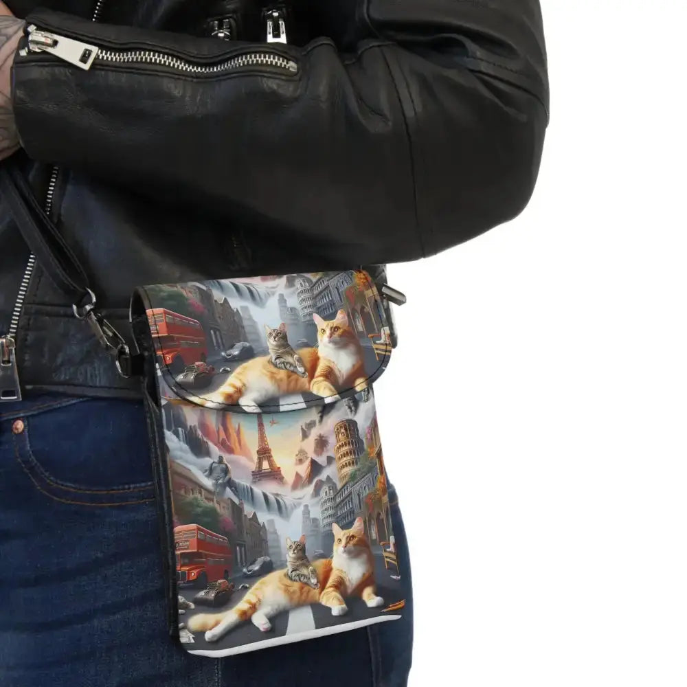 Stylish Small Cell Phone Wallet - Perfect On - the - Go Accessory - FloofChonk