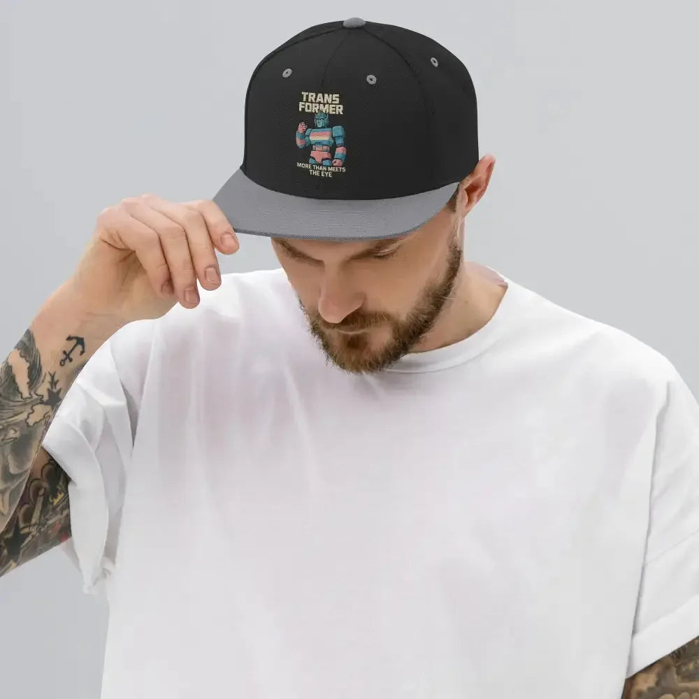 TRANSformer Snapback Hat - FloofChonk