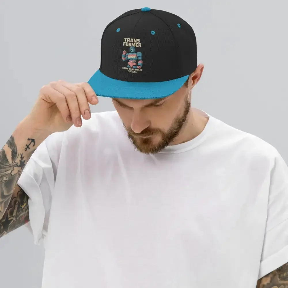 TRANSformer Snapback Hat - FloofChonk