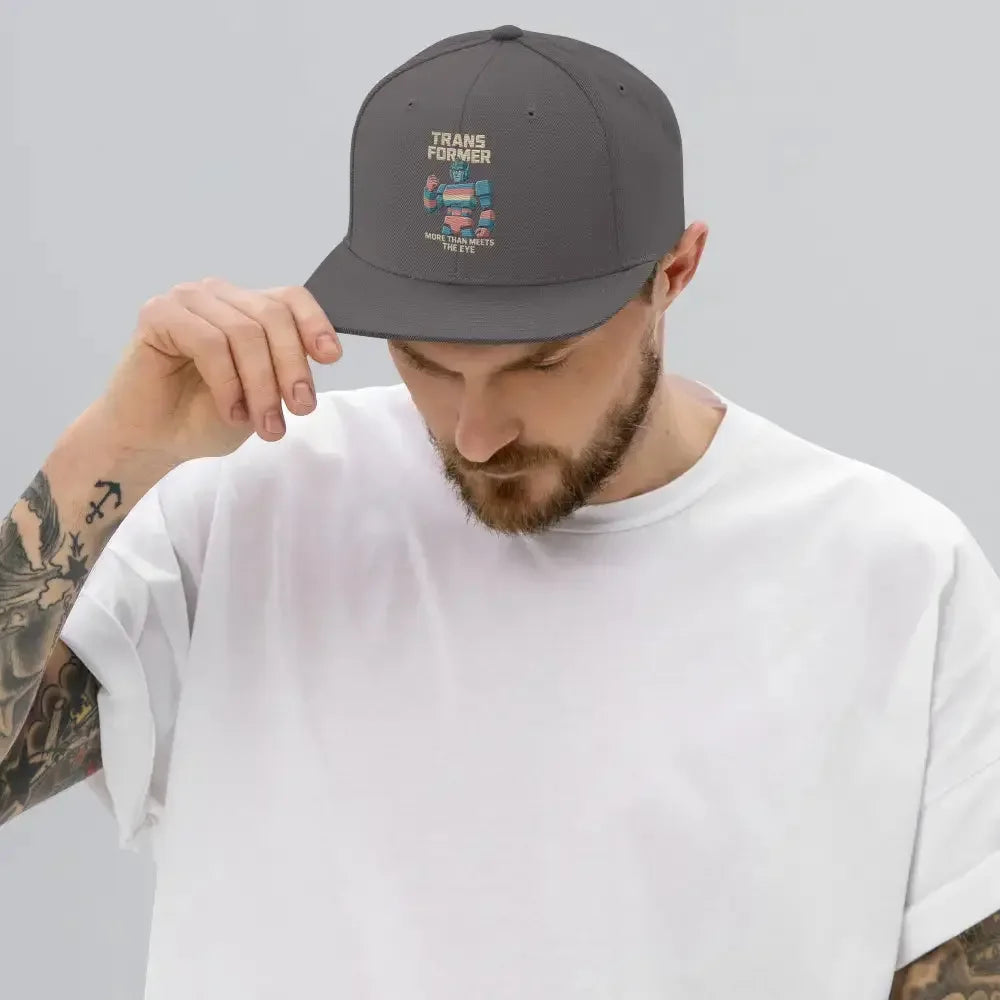 TRANSformer Snapback Hat - FloofChonk