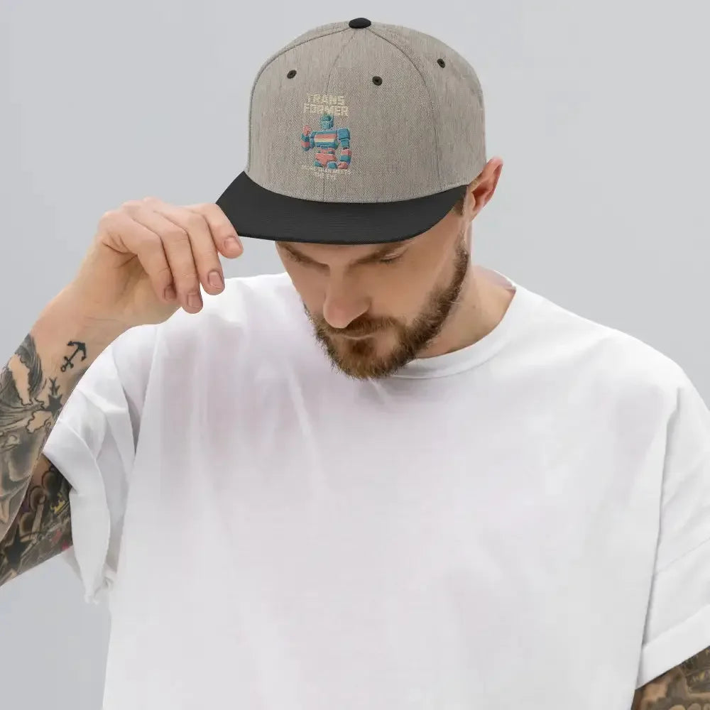 TRANSformer Snapback Hat - FloofChonk