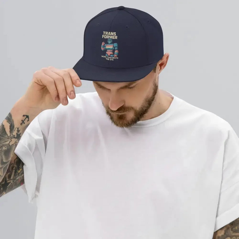 TRANSformer Snapback Hat - FloofChonk
