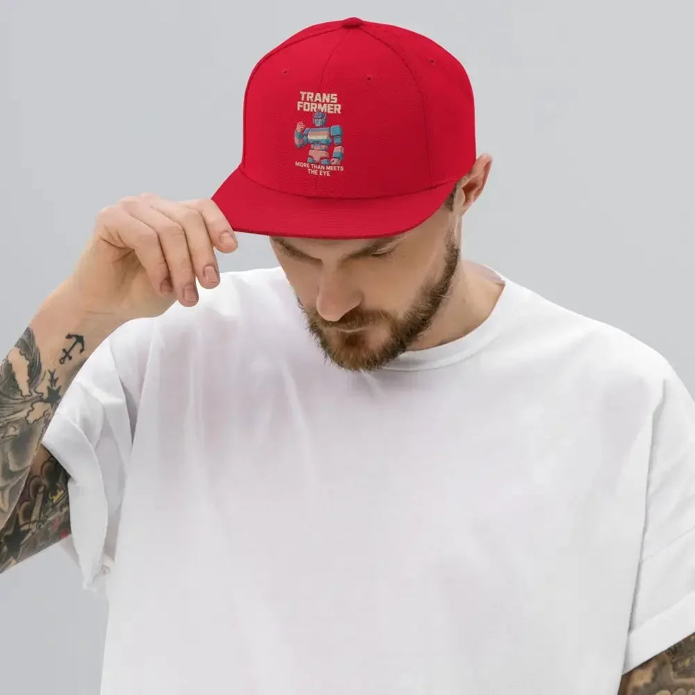 TRANSformer Snapback Hat - FloofChonk
