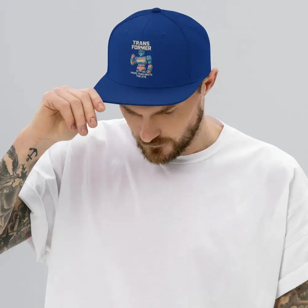 TRANSformer Snapback Hat - FloofChonk