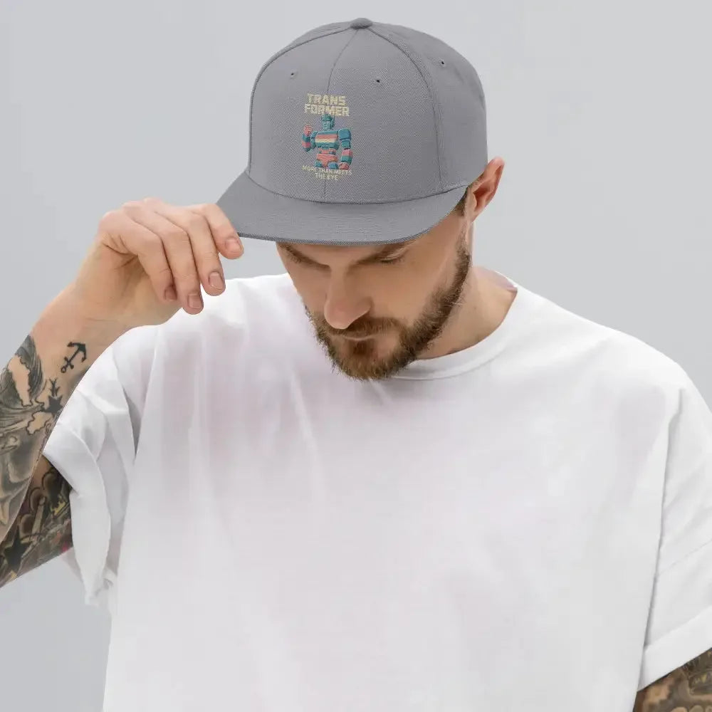 TRANSformer Snapback Hat - FloofChonk