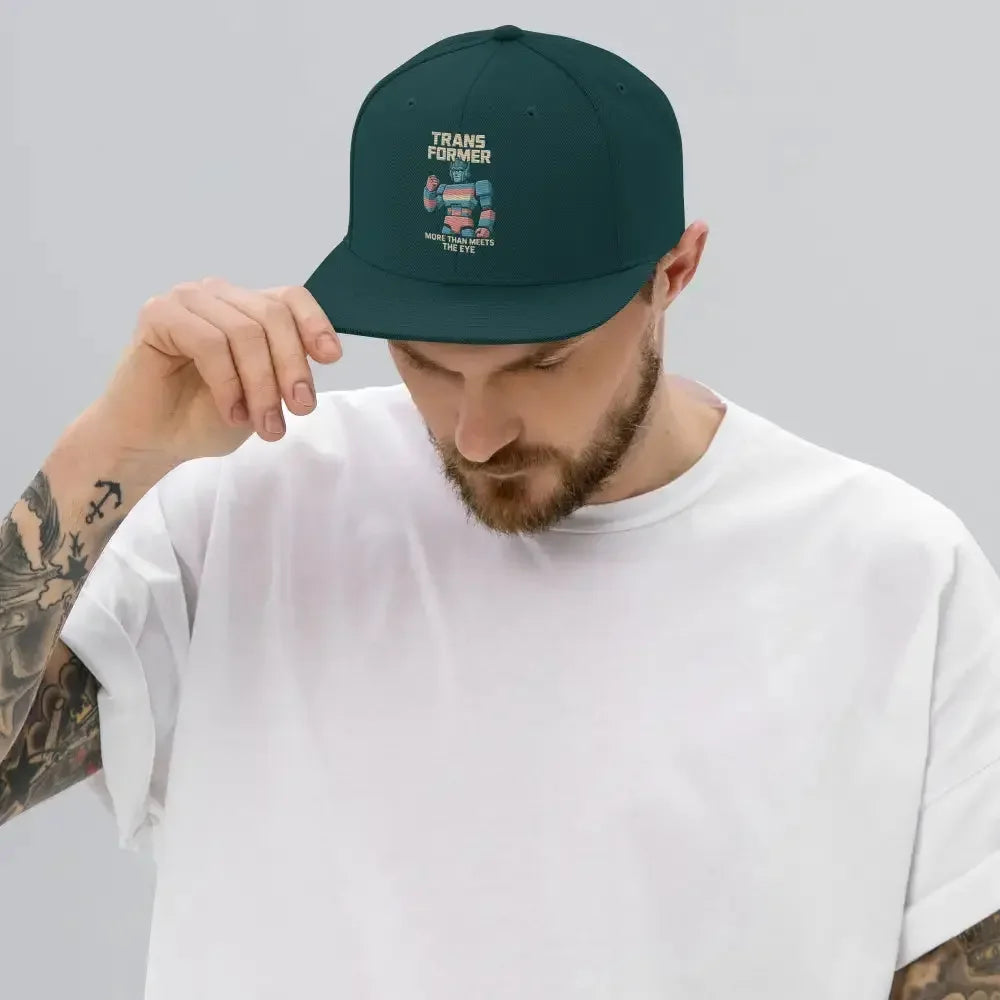 TRANSformer Snapback Hat - FloofChonk