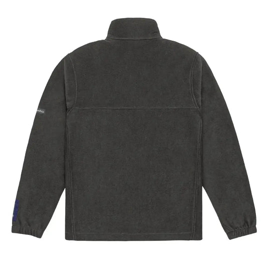 Unisex Columbia Fleece Jacket with Colorful Rainbow Paw Print Embroidery - FloofChonk