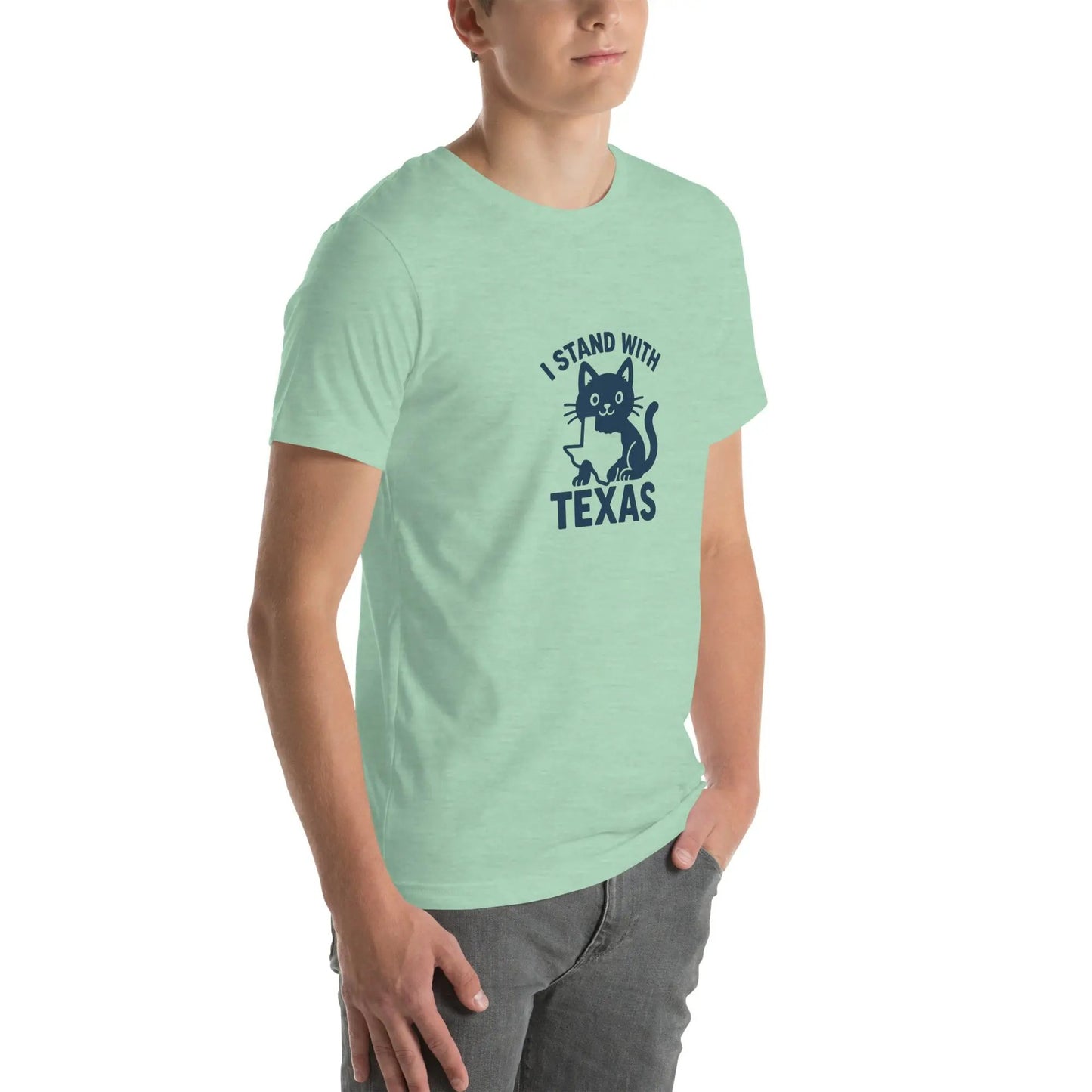I Stand With Texas Unisex t-shirt - FloofChonk