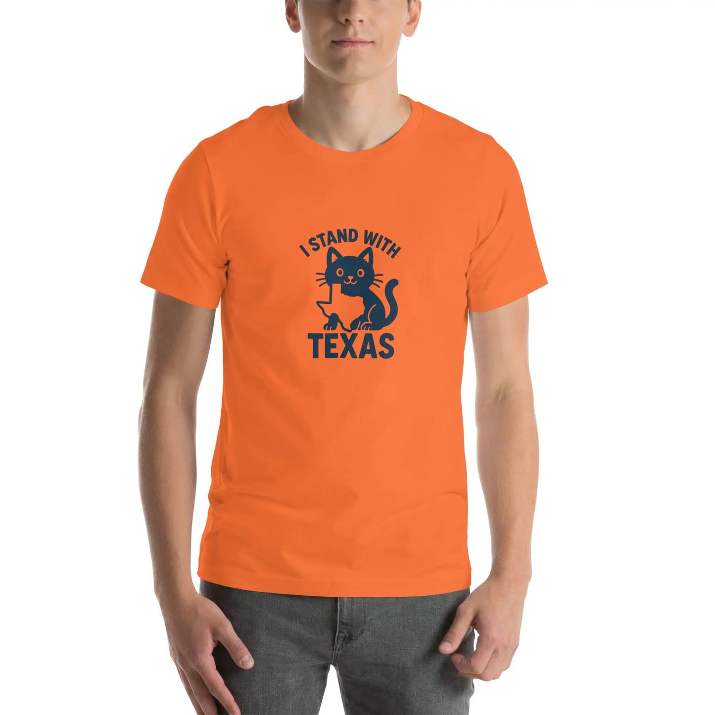I Stand With Texas Unisex t-shirt - FloofChonk