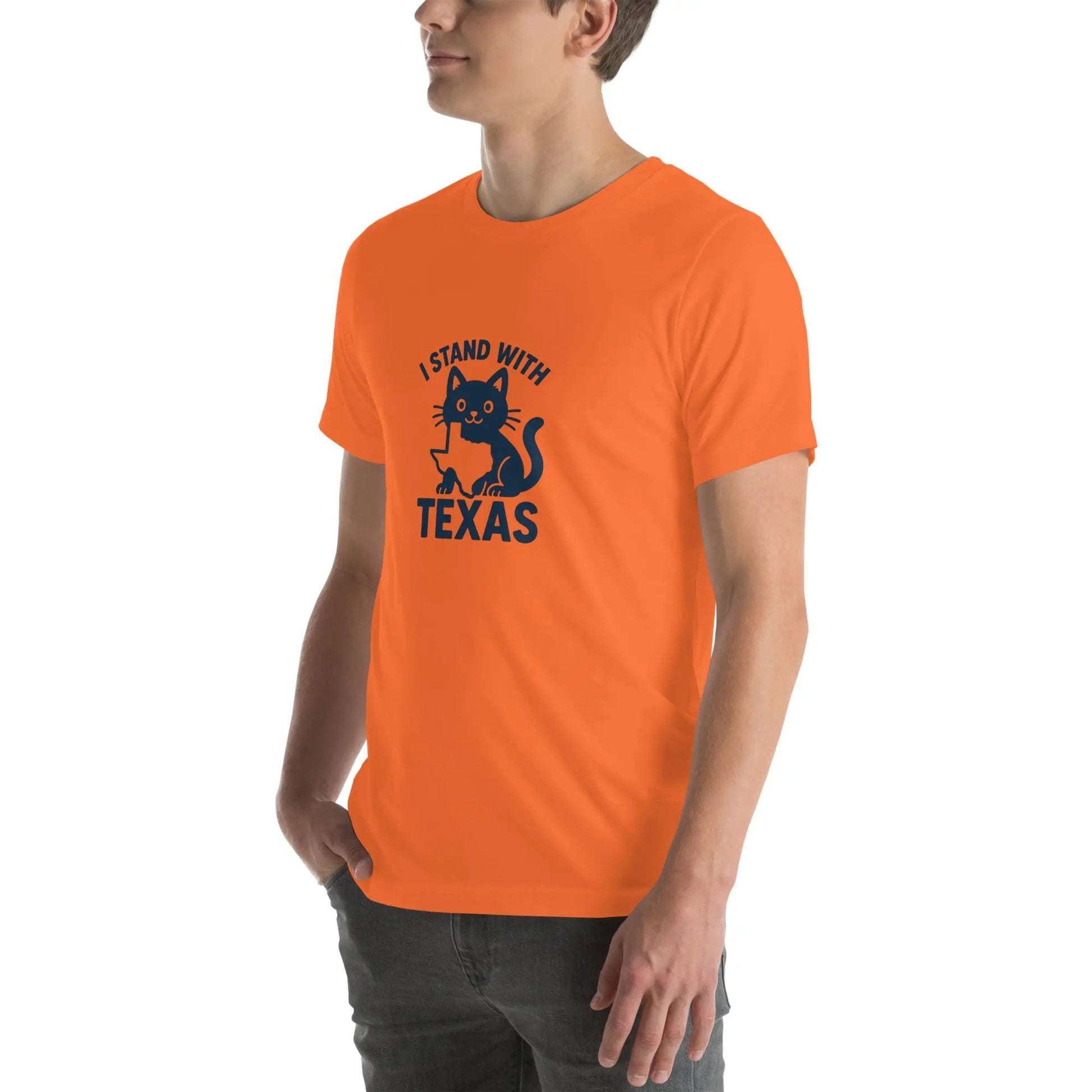 I Stand With Texas Unisex t-shirt - FloofChonk