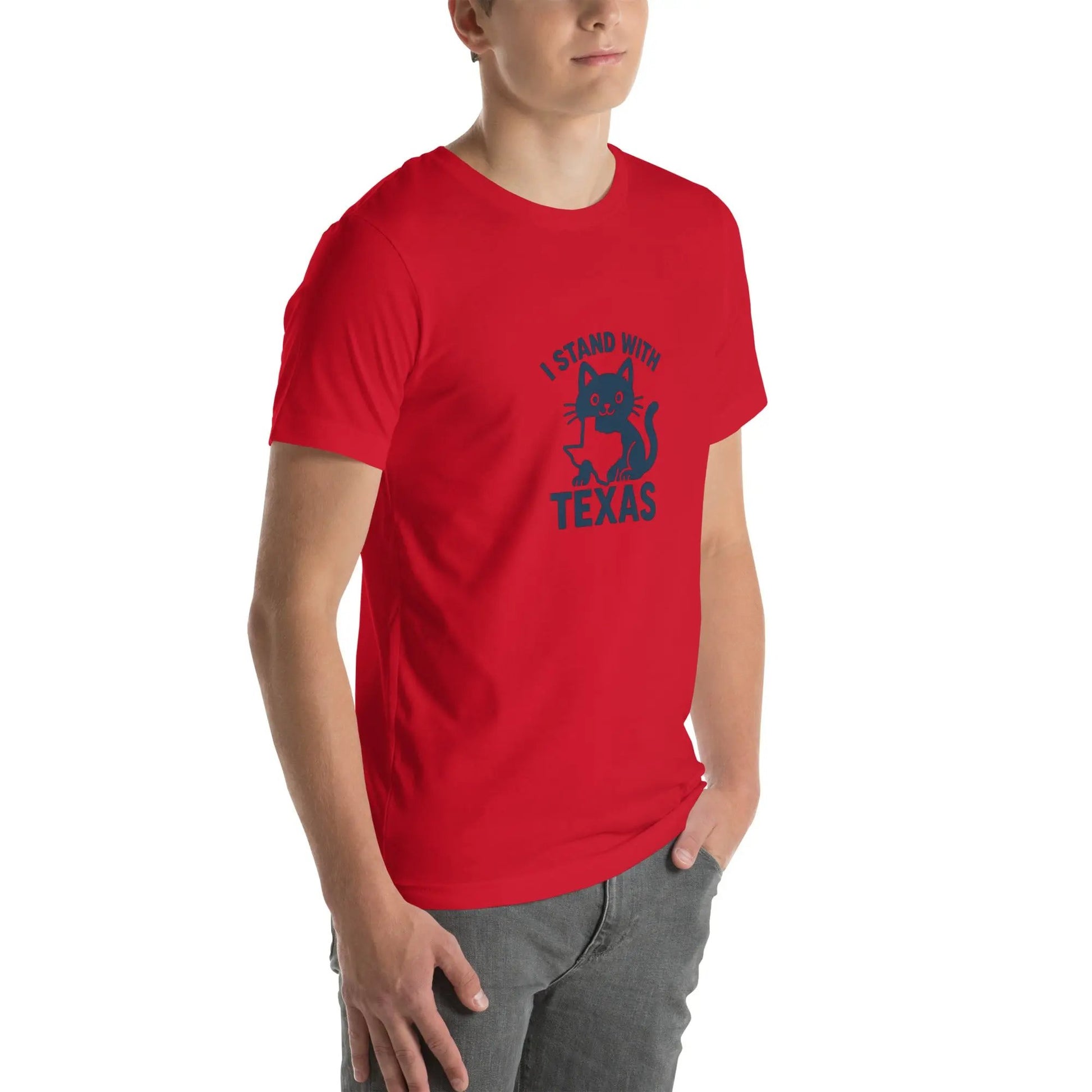 I Stand With Texas Unisex t-shirt - FloofChonk