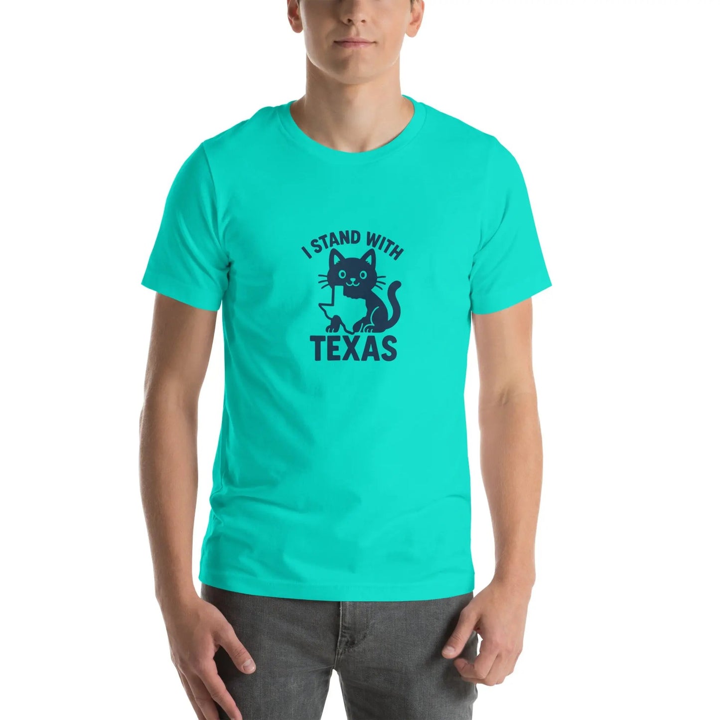 I Stand With Texas Unisex t-shirt - FloofChonk