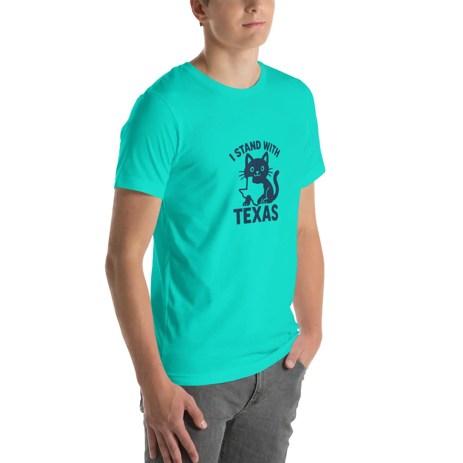 I Stand With Texas Unisex t-shirt - FloofChonk