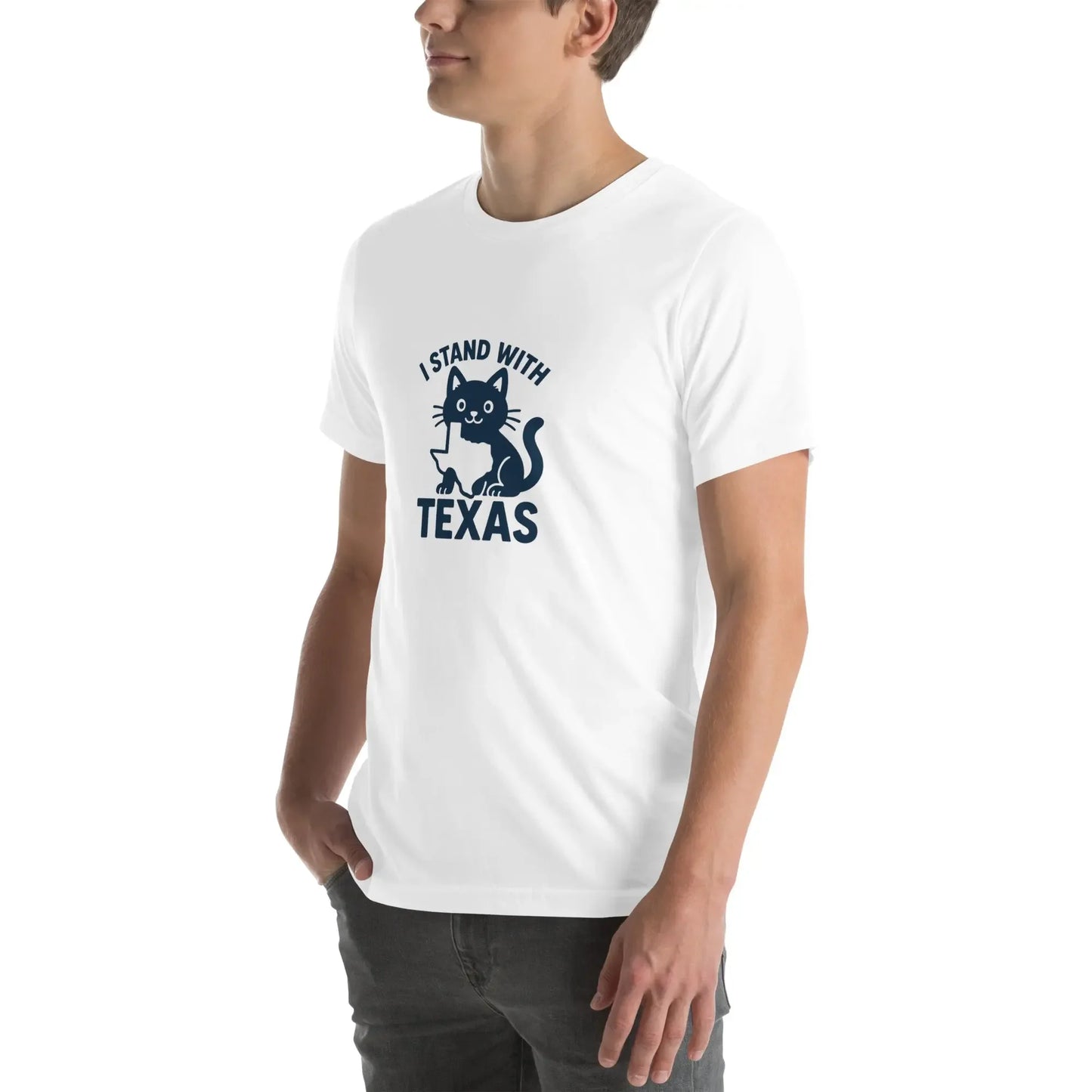 I Stand With Texas Unisex t-shirt - FloofChonk