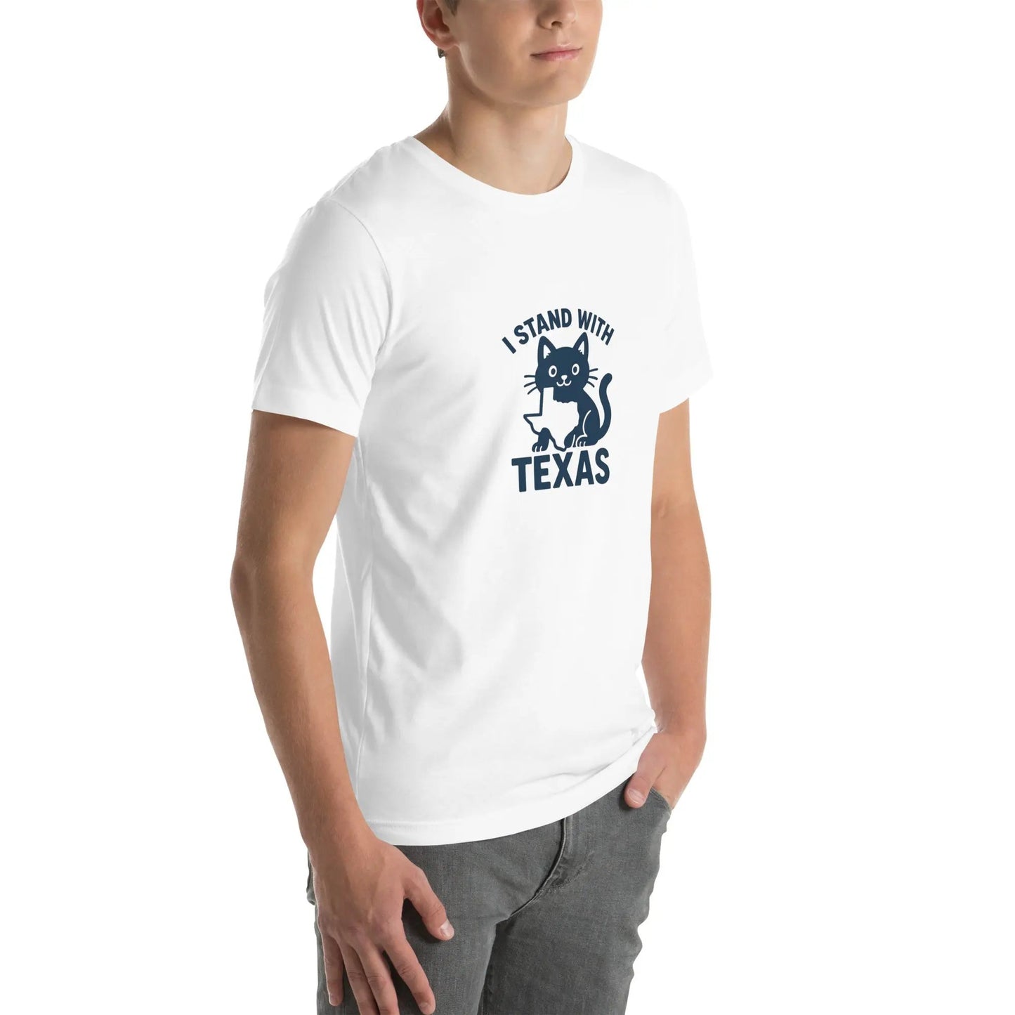 I Stand With Texas Unisex t-shirt - FloofChonk