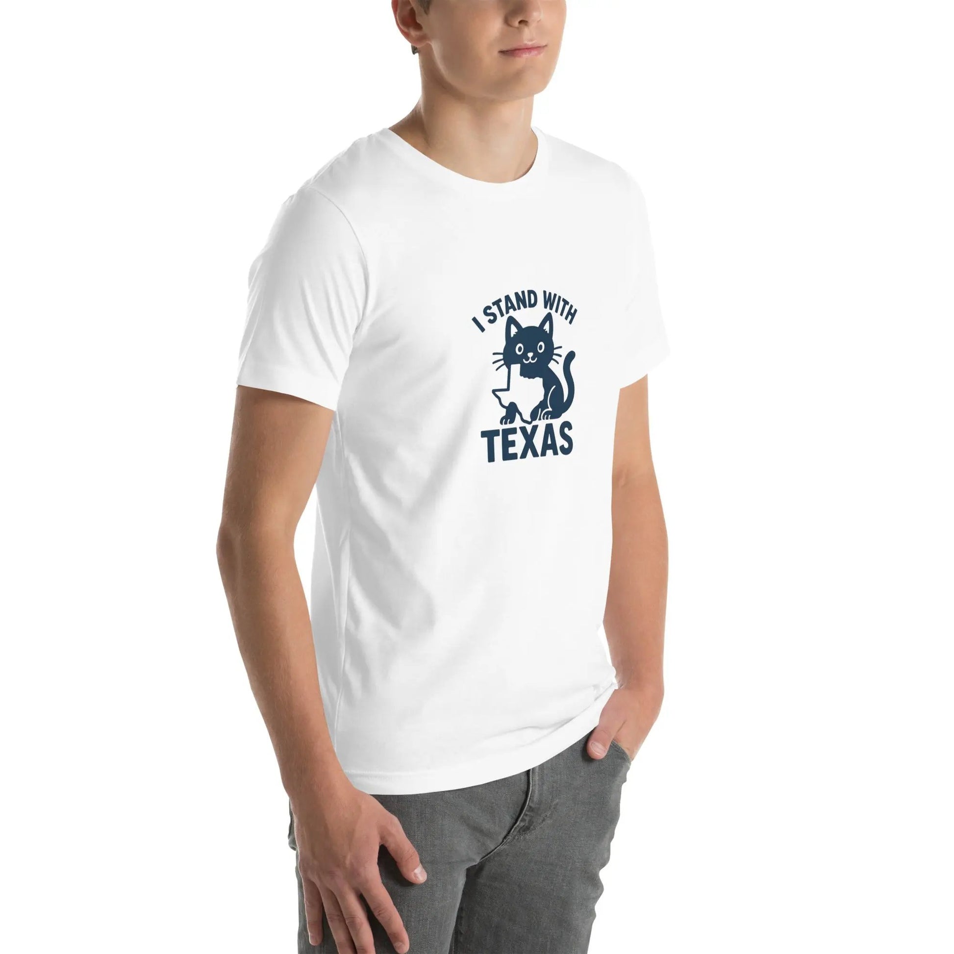 I Stand With Texas Unisex t-shirt - FloofChonk