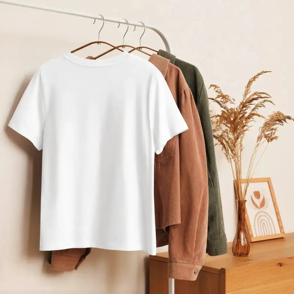 Women’s Organic Ribbed Neck T-Shirt - FloofChonk