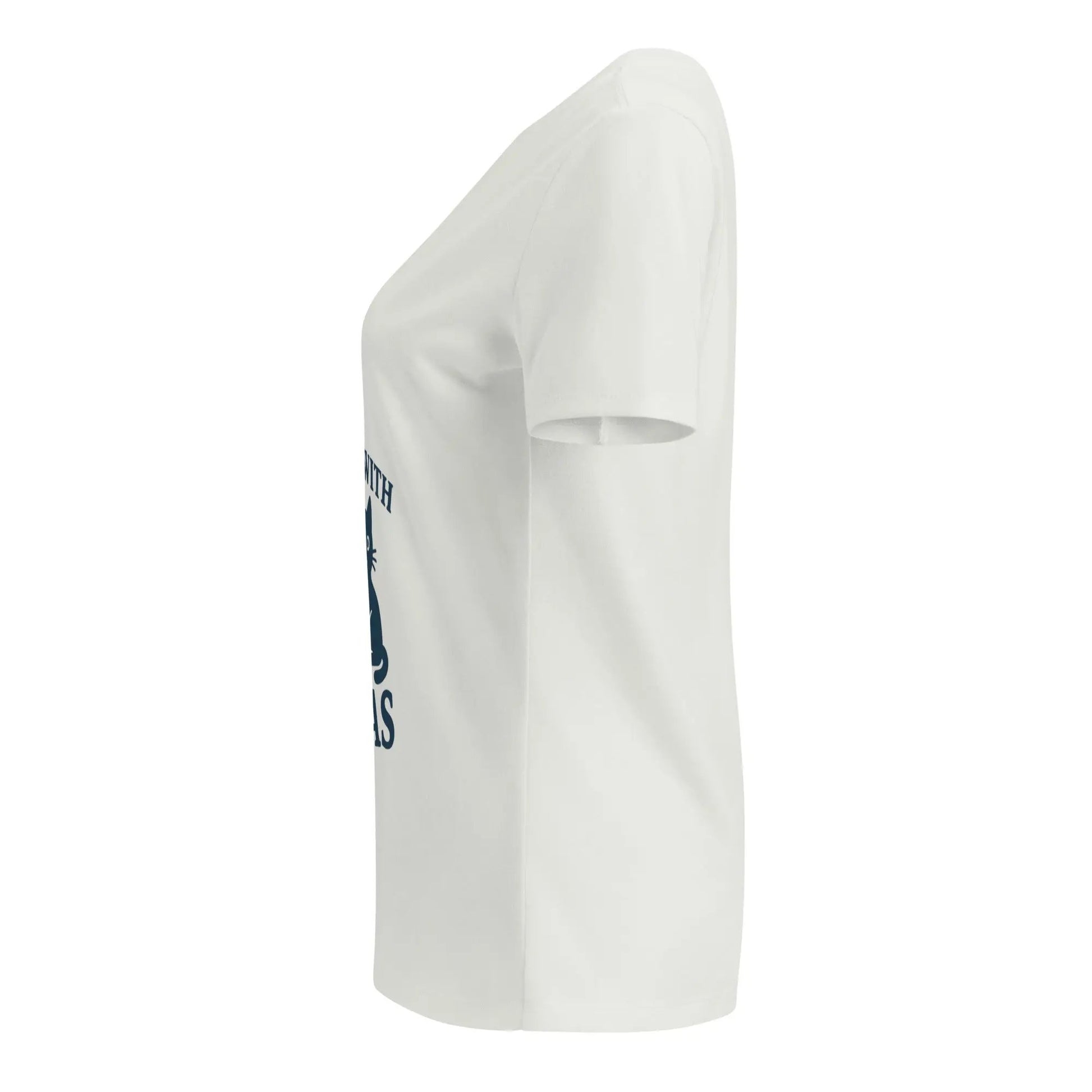 I Stand with Texas women's relaxed v-neck t-shirt - FloofChonk