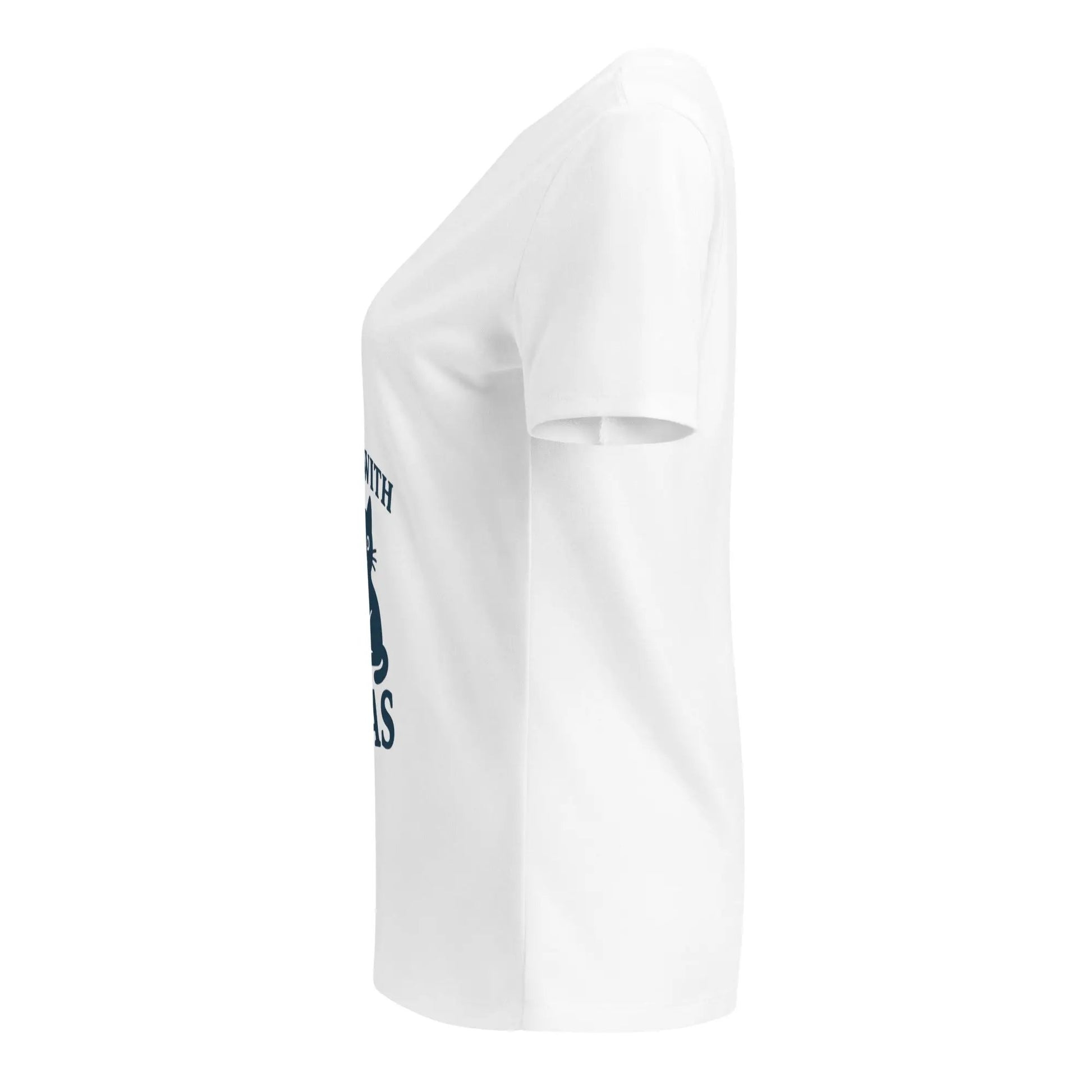 I Stand with Texas women's relaxed v-neck t-shirt - FloofChonk