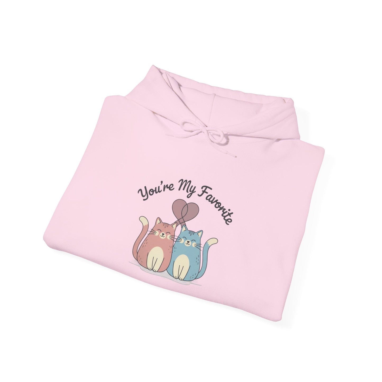 you're my favorite Hoodie | Micro - Romance, Galentine's Pastel Hearts - FloofChonk