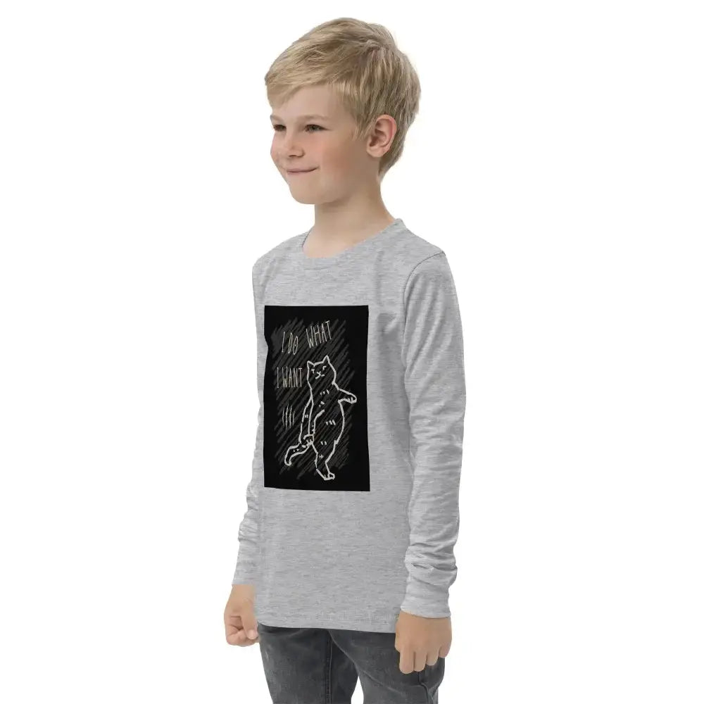 Youth Long Sleeve Tee: A Must - Have for Every Young Fashionista - FloofChonk