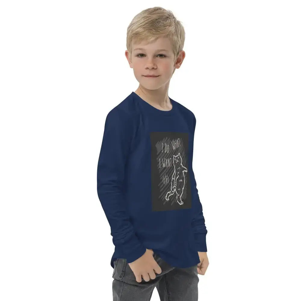 Youth Long Sleeve Tee: A Must - Have for Every Young Fashionista - FloofChonk