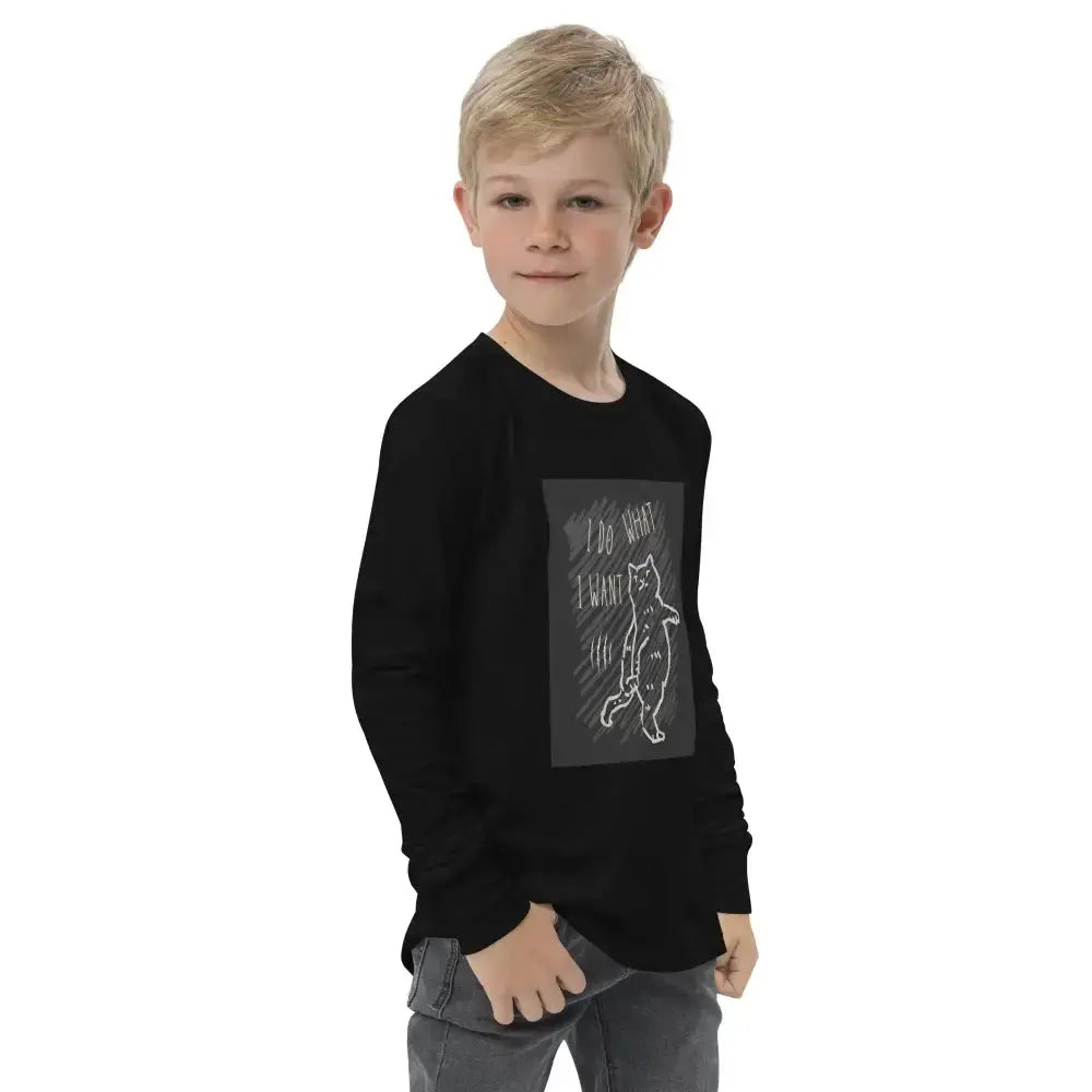 Youth Long Sleeve Tee: A Must - Have for Every Young Fashionista - FloofChonk