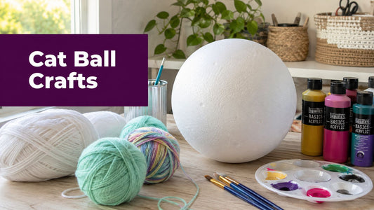 12 Inch Styrofoam Ball DIY Projects Every Cat Lover Needs - FloofChonk
