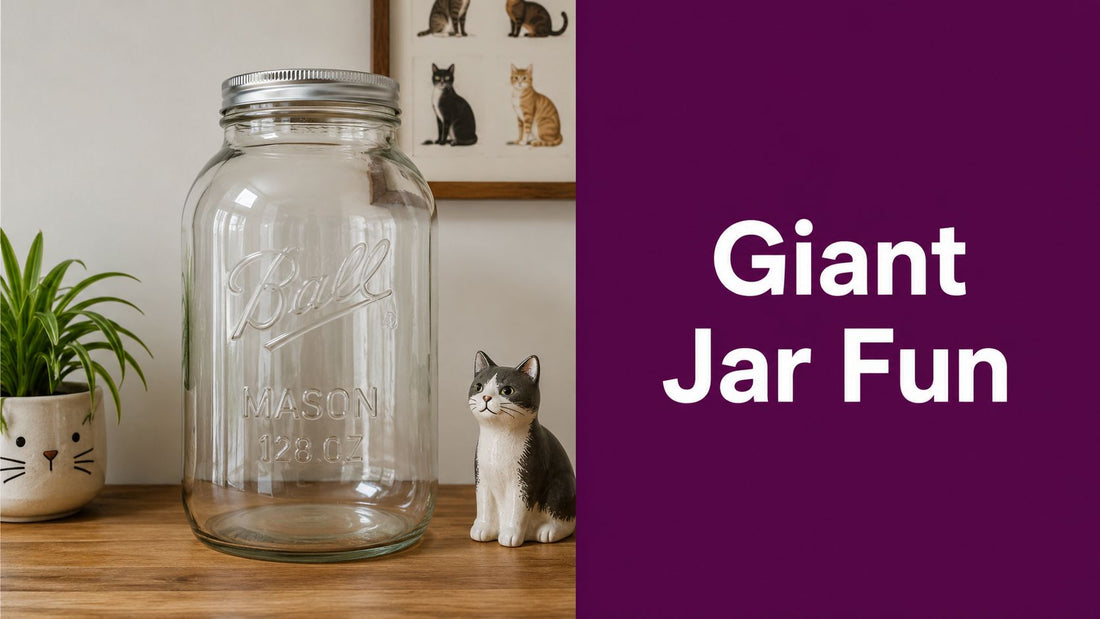 128 Oz Mason Jars: Floofie's Guide to Giant Jar Fun - FloofChonk