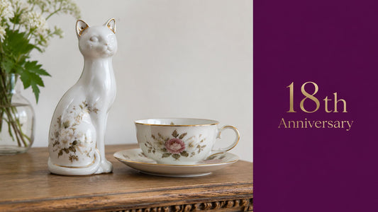 18 Year Anniversary Gift Guide: Porcelain & Cat Ideas - FloofChonk