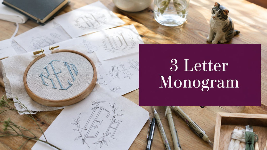 3 Letter Monogram Guide for Style and Personalization - FloofChonk