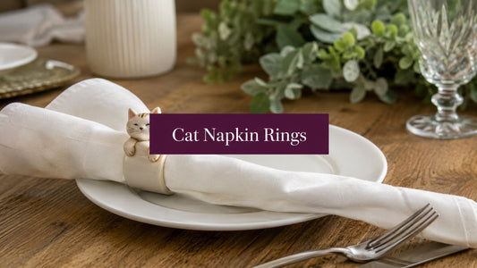 Cat Napkin Rings That Purr on Every Table - FloofChonk